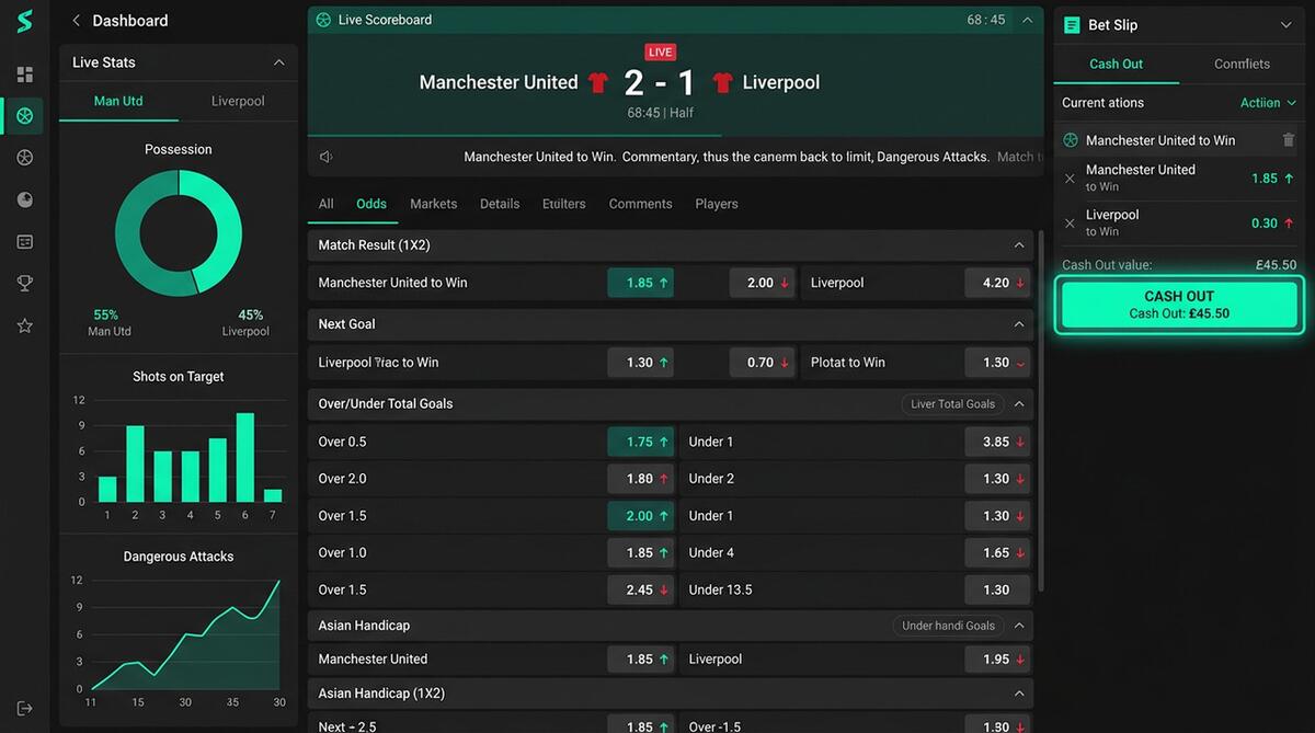 Статистика и аналитика Live в БК Пари — обновление котировок каждые 3 секунды