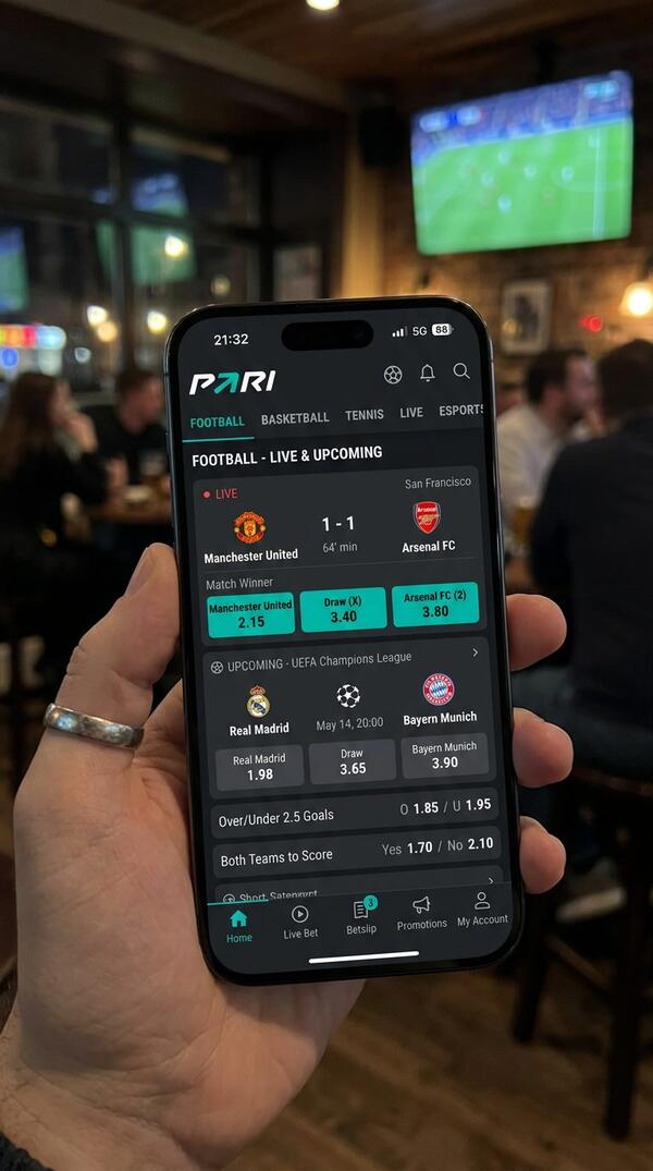 Скачать приложение БК Пари бесплатно на Android APK и iOS App Store